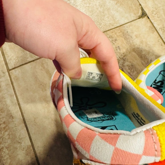 RARE SpongeBob x Vans collab classic silhouette best buds mix sneakers shoes - Picture 5 of 5